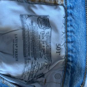 Levi’s 501 high waisted shorts